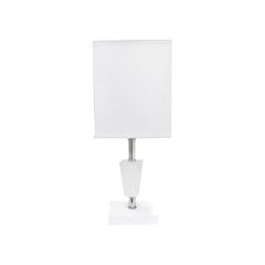 Table Lamp With Wooden Base 1073A+213A WH