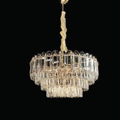 Crystal Hanging Light Golden