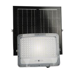 LED Rechargeable Flood Light With Solar Pannel 807-100-6500K
