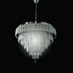 Crystal Hanging Light Silver 400-CH