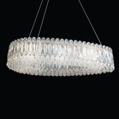 Crystal Hanging Light Silver