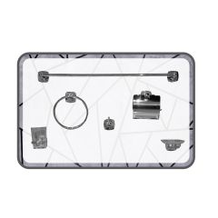 ملحقات حمام حديثة بعدد 6 قطع