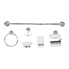 طقم اكسسوارات الحمام 6 قطع