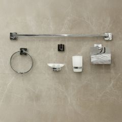 6 Pieces Commercial Bathroom Accessories Set