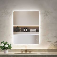 Mirror With LED Light