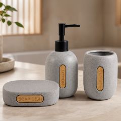 Ceramic Bathroom Set 3 Piece
