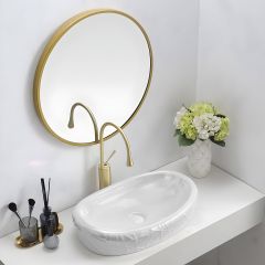 Countertop Wash Basin Gloss White