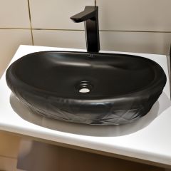 Countertop Wash Basin Matt Black
