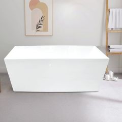Bath Tub Without Mixer White 170x80x58cm