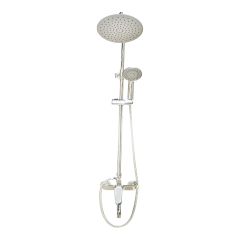 Brass Modern Shower Column-Chrome