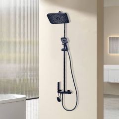 Commercial Shower Column Black CHENGNUO-SC-10