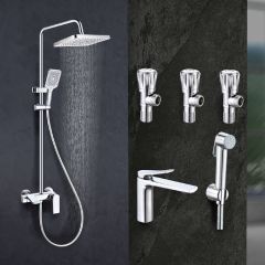 Bathroom Mixer Set 5 Piece