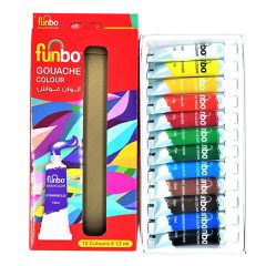 Gouache Paint Set (12 Colors x 12 ml)