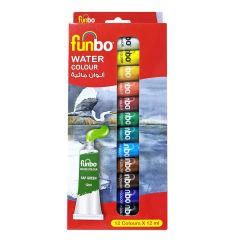 Watercolor Paint Set (12 Colors x 12 ml)