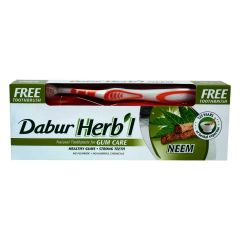 Dabur Herbal Neem Toothpaste with Toothbrush