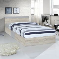 Modern Wooden Single Bed 150x190cm