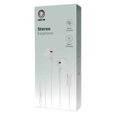 سماعات ستيريو سلكية من جرين ليون مع موصل من النوع C