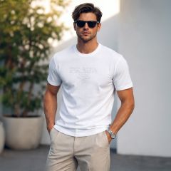 Printed Round Neck T-Shirt Short Sleeve