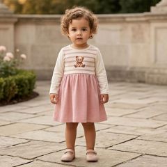 Girls Cotton Dress Long Sleeve