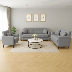 Mira Sofa Set (1x3 Seater, 1x2 Seater, 1x1 Seater)
