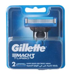 Gillette Mach 3 Turbo With 2 Blades 
