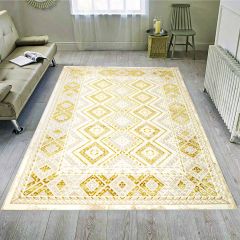 Perla Carpet-6460A Beige 100x400cm