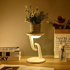 Wooden Base Table Lamp