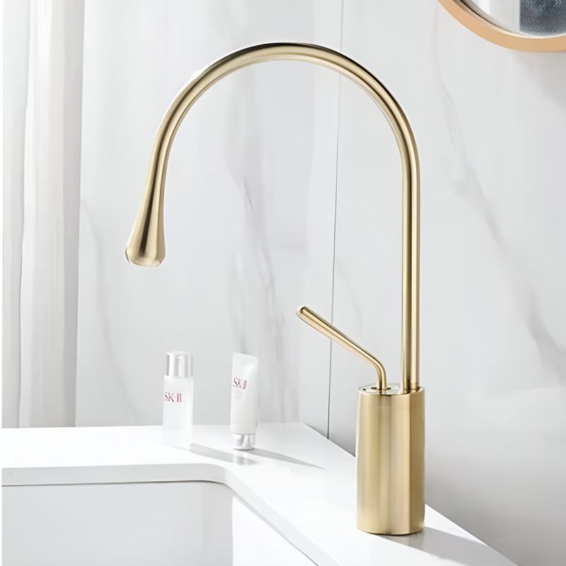 Brass Kitchen Mixer Gold