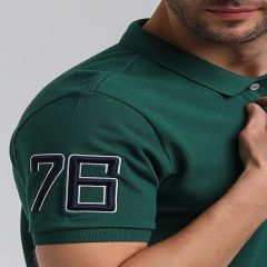 Mens Polo Tshirt S/S-Green-S