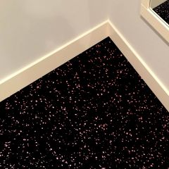 Gym Mat 50X50 Red/Black