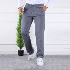 On-Men Cotton Pant - Grey/42