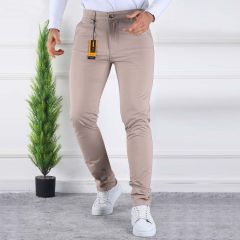 On-Men Cotton Pant - Beige/30