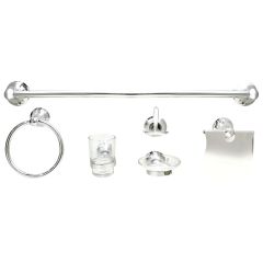 Modern Bathroom Accessories 6 Pieces SH7600-CH