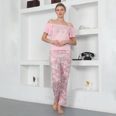 Ladies Pyjama-Pink/L