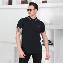 Mens Plain T-Shirt - Navy Blue