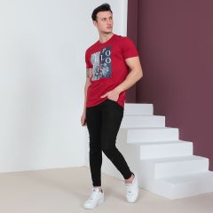 Mens R.N. Tshirt S/S-Red-L