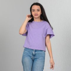 Girls T-Shirt-Light Purple/6Y